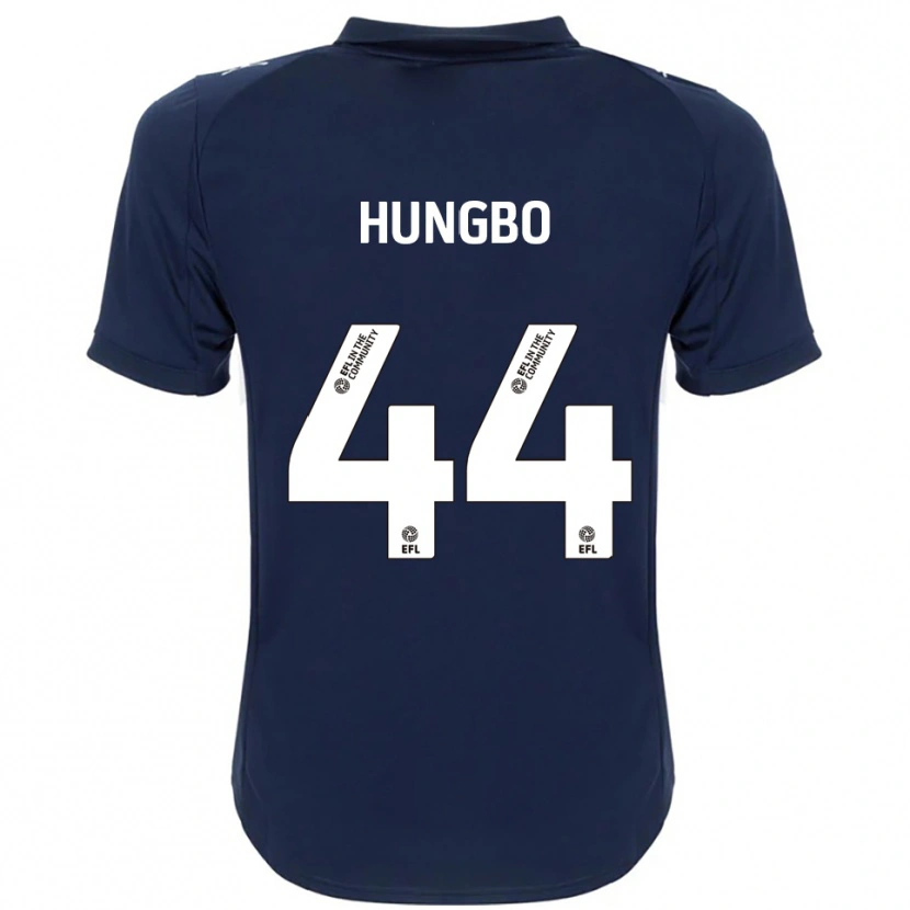 Danxen Uomo Maglia Joseph Hungbo #44 Blu Navy Bianco Kit Gara Away 2025/26 Maglietta