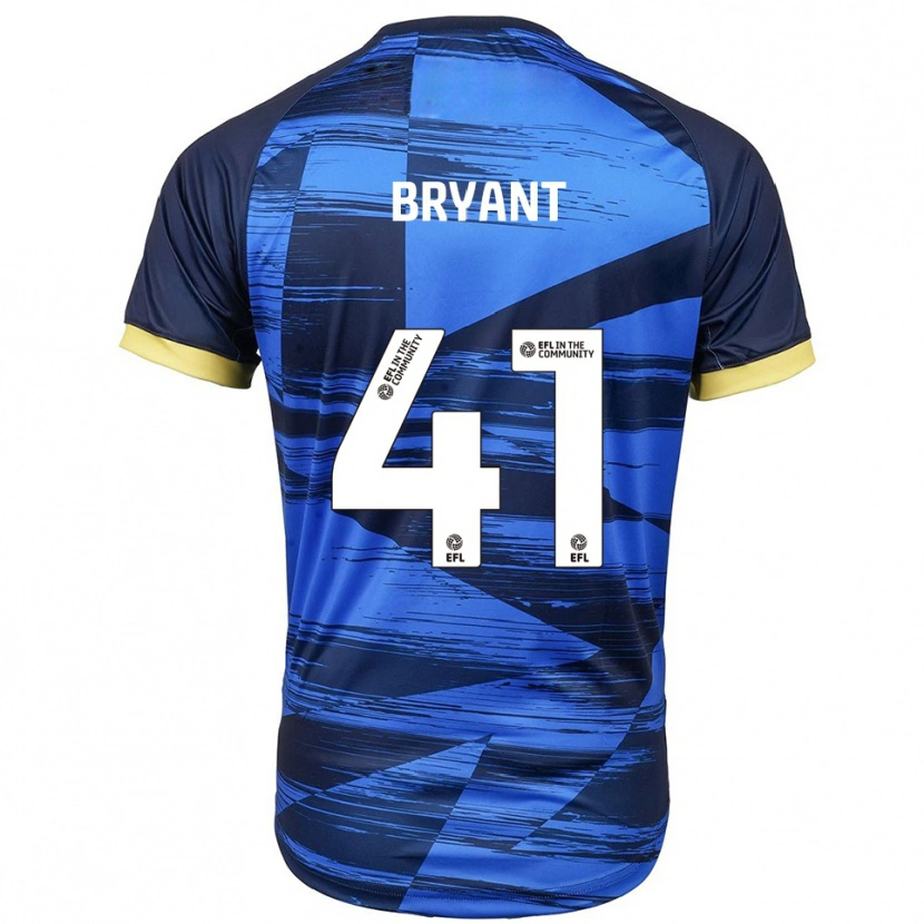 Danxen Uomo Maglia Jacob Bryant #41 Blu Navy Kit Gara Away 2025/26 Maglietta