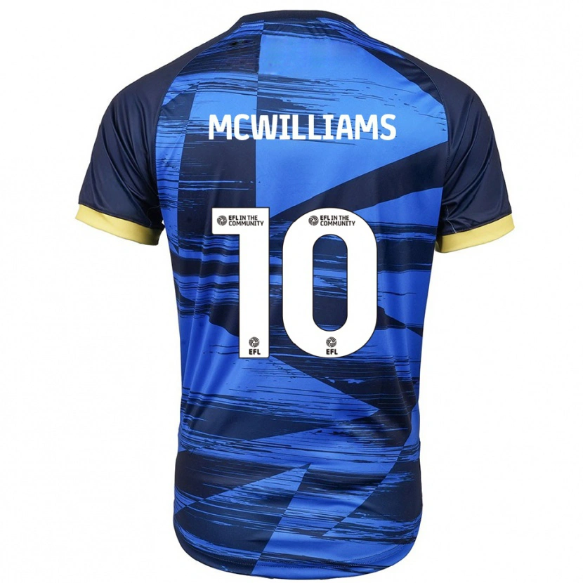 Danxen Uomo Maglia Hannah Mcwilliams #10 Blu Navy Kit Gara Away 2025/26 Maglietta