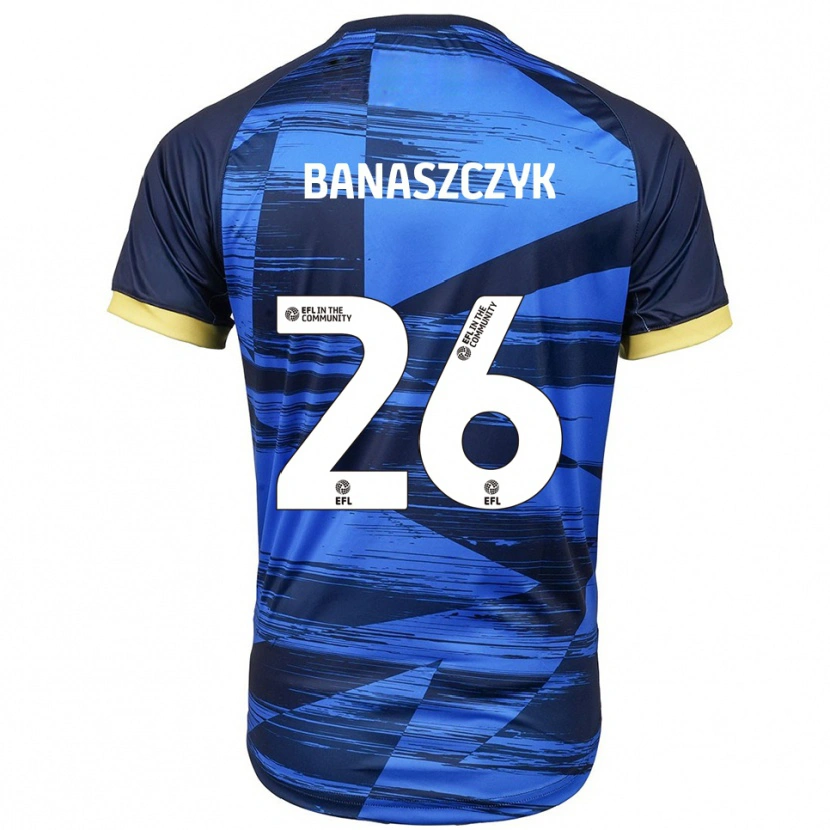 Danxen Uomo Maglia Natalie Banaszczyk #26 Blu Navy Kit Gara Away 2025/26 Maglietta