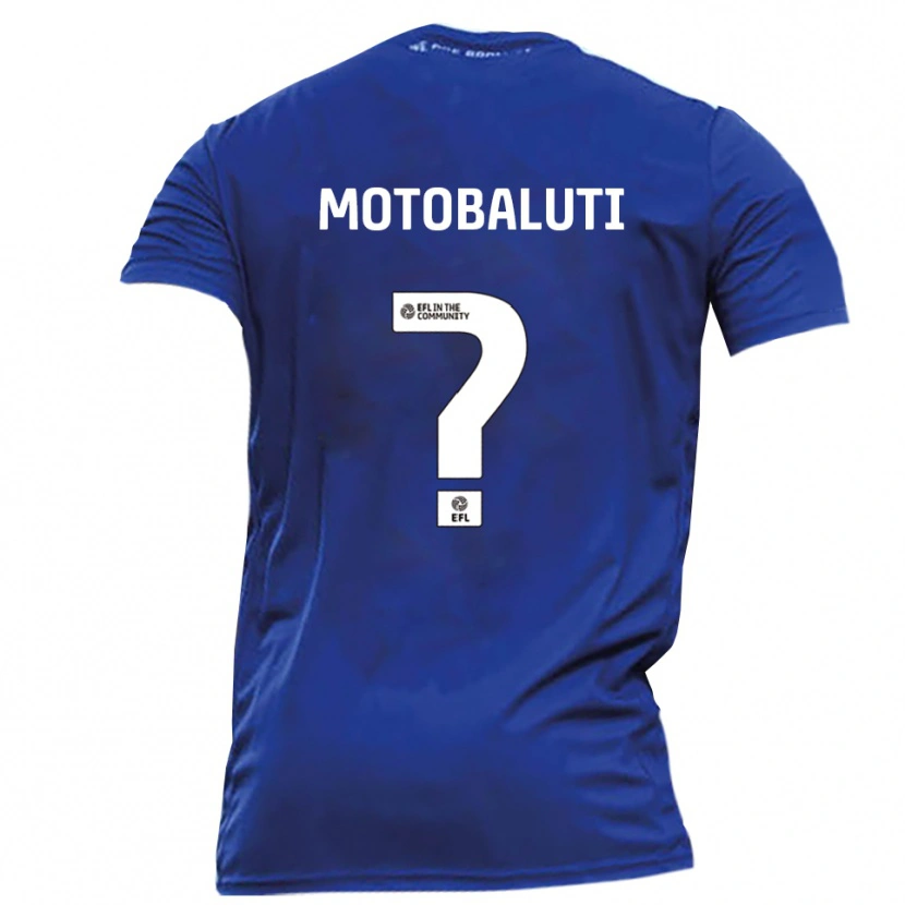 Danxen Uomo Maglia Fortune Motobaluti #0 Blu Bianco Kit Gara Away 2025/26 Maglietta