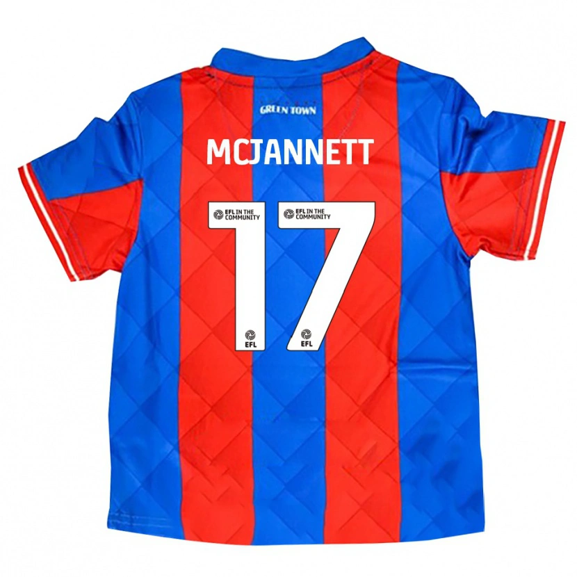 Danxen Uomo Maglia Cameron Mcjannett #17 Blu Rosso Bianco Kit Gara Away 2025/26 Maglietta