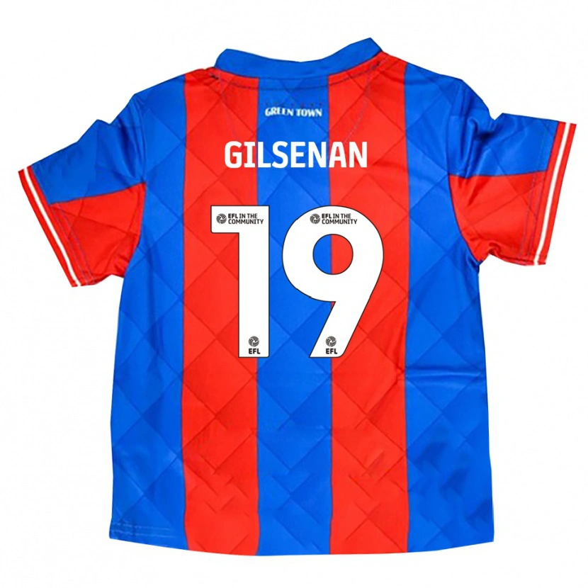 Danxen Uomo Maglia Zak Gilsenan #19 Blu Rosso Bianco Kit Gara Away 2025/26 Maglietta