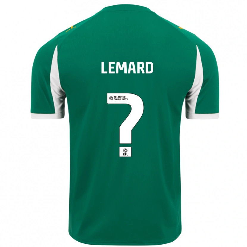 Danxen Uomo Maglia Darshan Lemard #0 Verde Bianco Kit Gara Away 2025/26 Maglietta