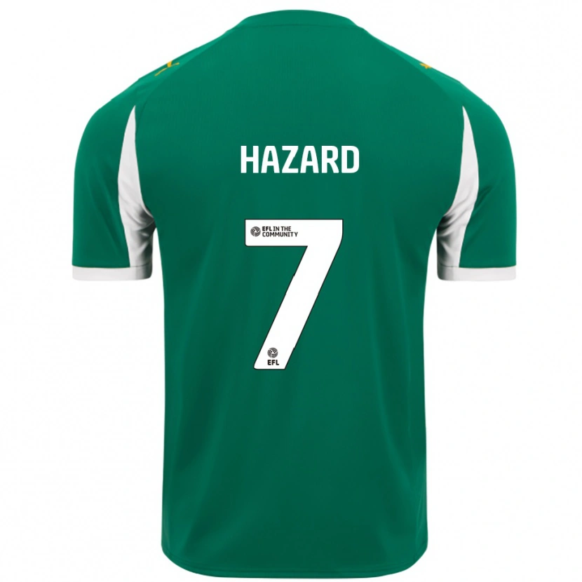 Danxen Uomo Maglia Harrison Hazard #7 Verde Bianco Kit Gara Away 2025/26 Maglietta