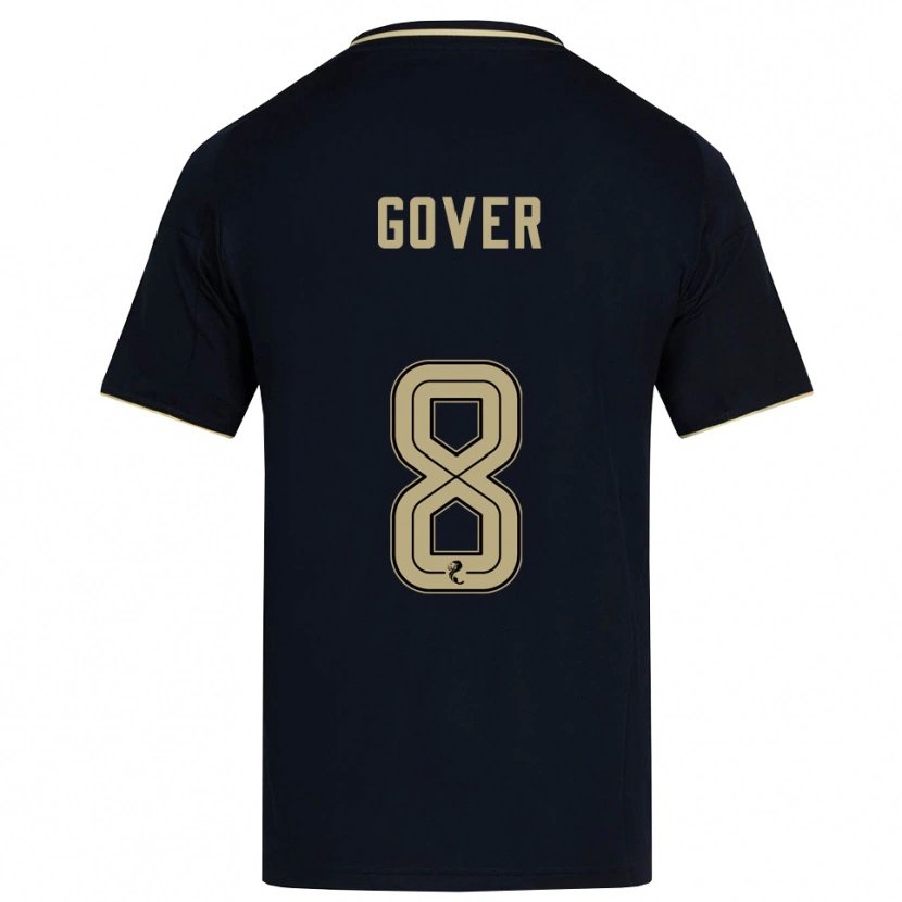 Danxen Uomo Maglia Chloe Gover #8 Blu Navy Oro Kit Gara Away 2025/26 Maglietta