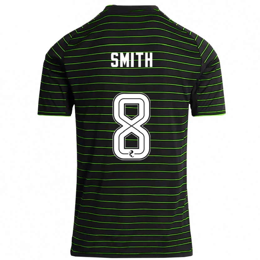 Danxen Uomo Maglia Jenny Smith #8 Nero Verde Kit Gara Away 2025/26 Maglietta