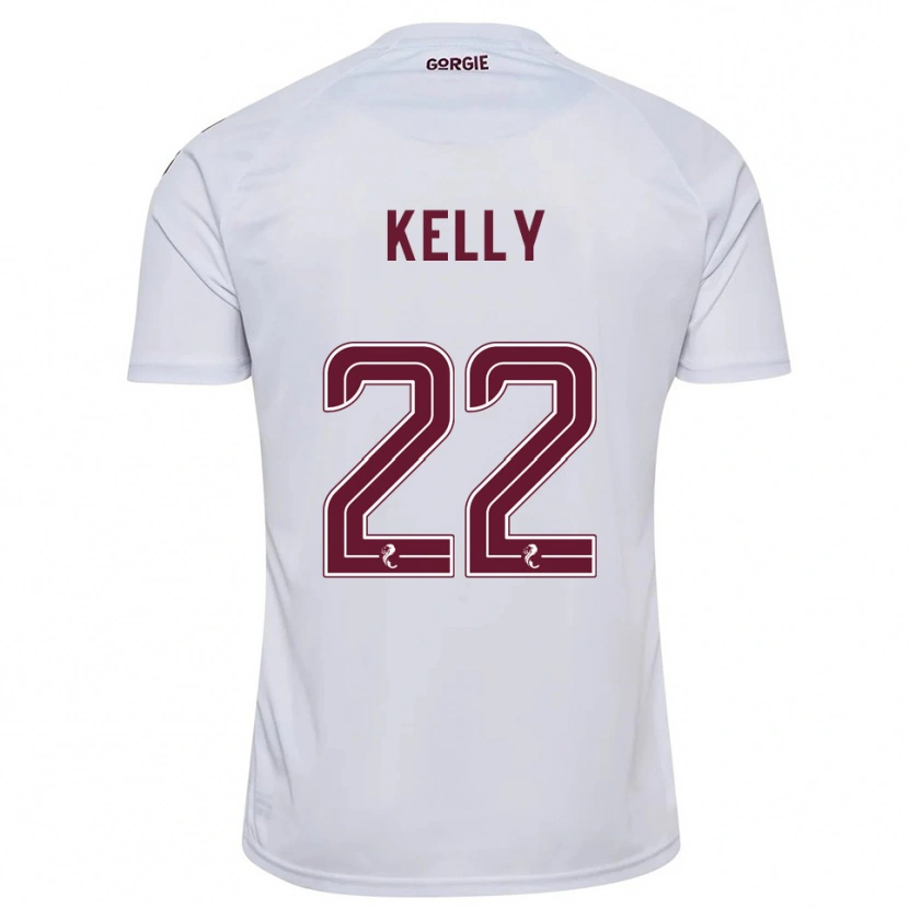 Danxen Uomo Maglia Ryan Kelly #22 Bianco Bordeaux Kit Gara Away 2025/26 Maglietta