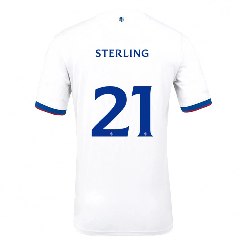 Danxen Uomo Maglia Dujon Sterling #21 Bianco Rosso Blu Kit Gara Away 2025/26 Maglietta