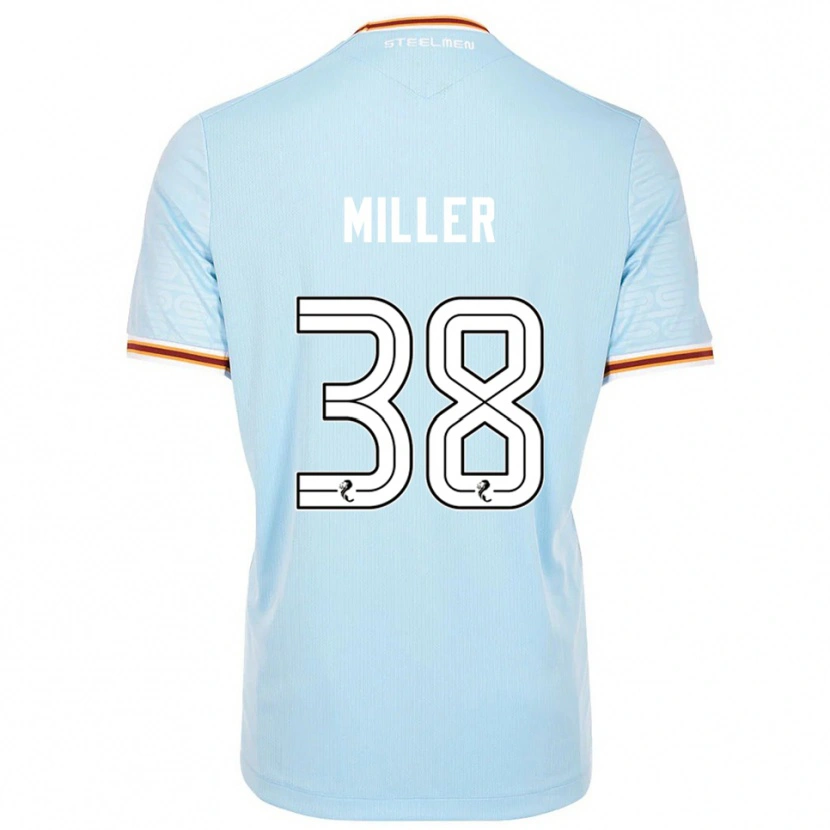 Danxen Uomo Maglia Lennon Miller #38 Azzurro Kit Gara Away 2025/26 Maglietta