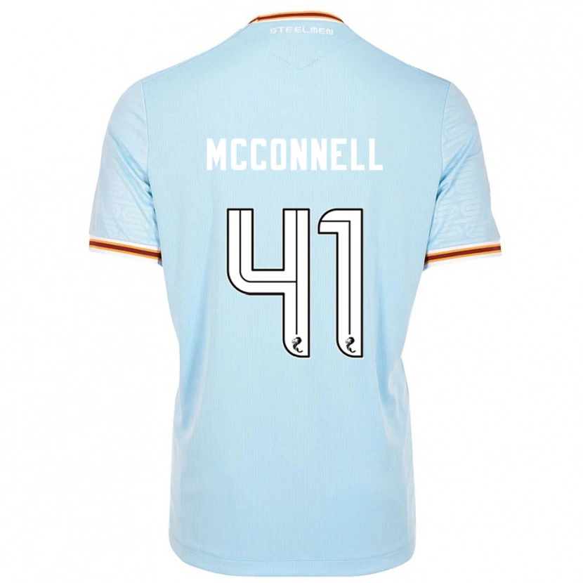 Danxen Uomo Maglia Jack Mcconnell #41 Azzurro Kit Gara Away 2025/26 Maglietta