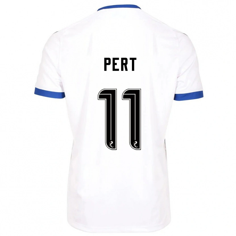 Danxen Uomo Maglia Bailey Pert #11 Bianco Blu Kit Gara Away 2025/26 Maglietta