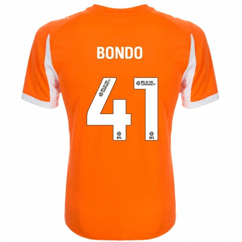 Danxen Donna Maglia Terry Bondo #41 Arancione Bianco Kit Gara Home 2025/26 Maglietta