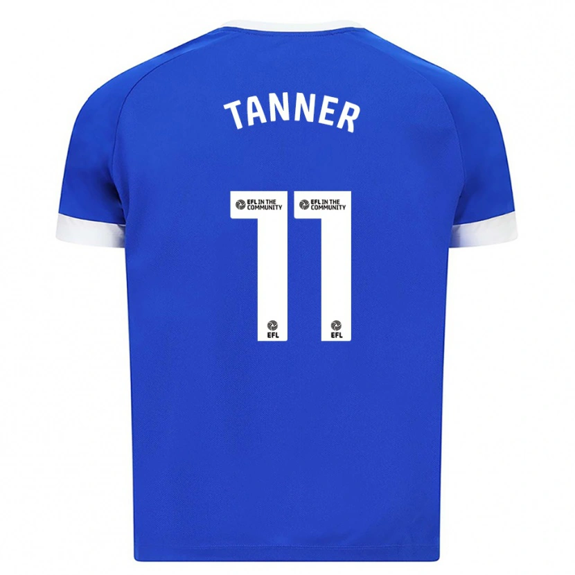 Danxen Donna Maglia Ollie Tanner #11 Blu Bianco Kit Gara Home 2025/26 Maglietta