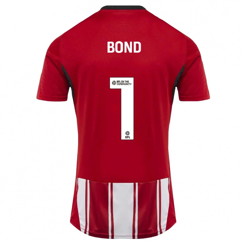 Danxen Donna Maglia Abbi Bond #1 Rosso Bianco Nero Kit Gara Home 2025/26 Maglietta