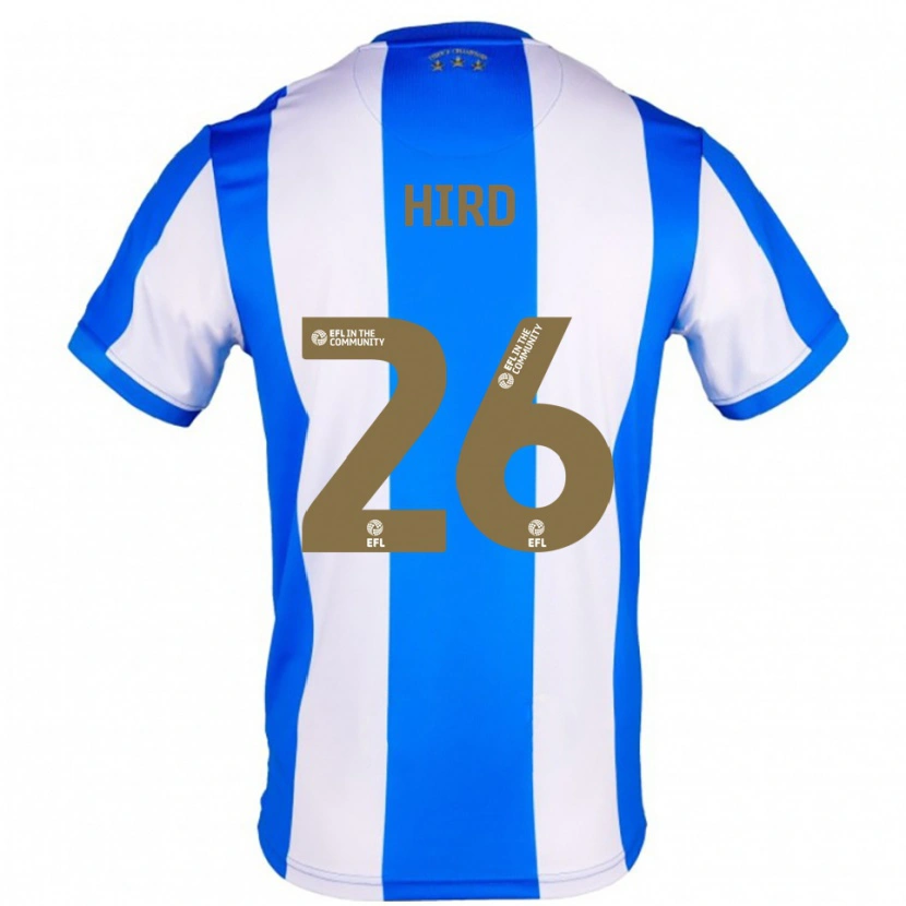 Danxen Donna Maglia Kayley Hird #26 Blu Bianco Kit Gara Home 2025/26 Maglietta