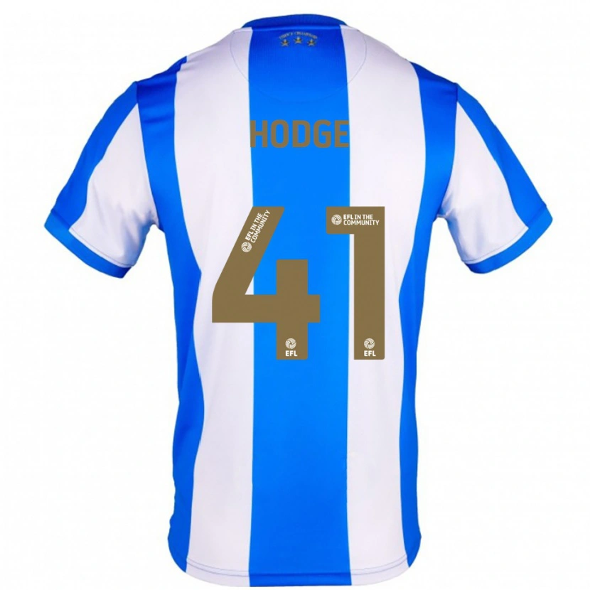 Danxen Donna Maglia Joe Hodge #41 Blu Bianco Kit Gara Home 2025/26 Maglietta