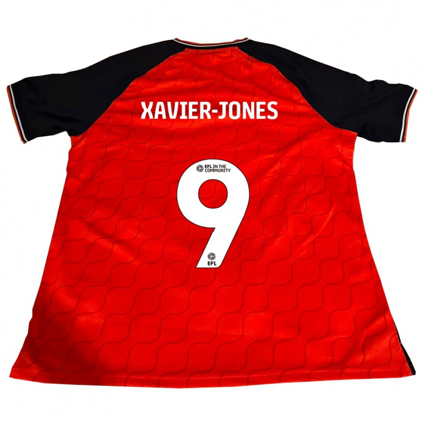 Danxen Donna Maglia Tate Xavier-Jones #9 Arancione Nero Bianco Kit Gara Home 2025/26 Maglietta