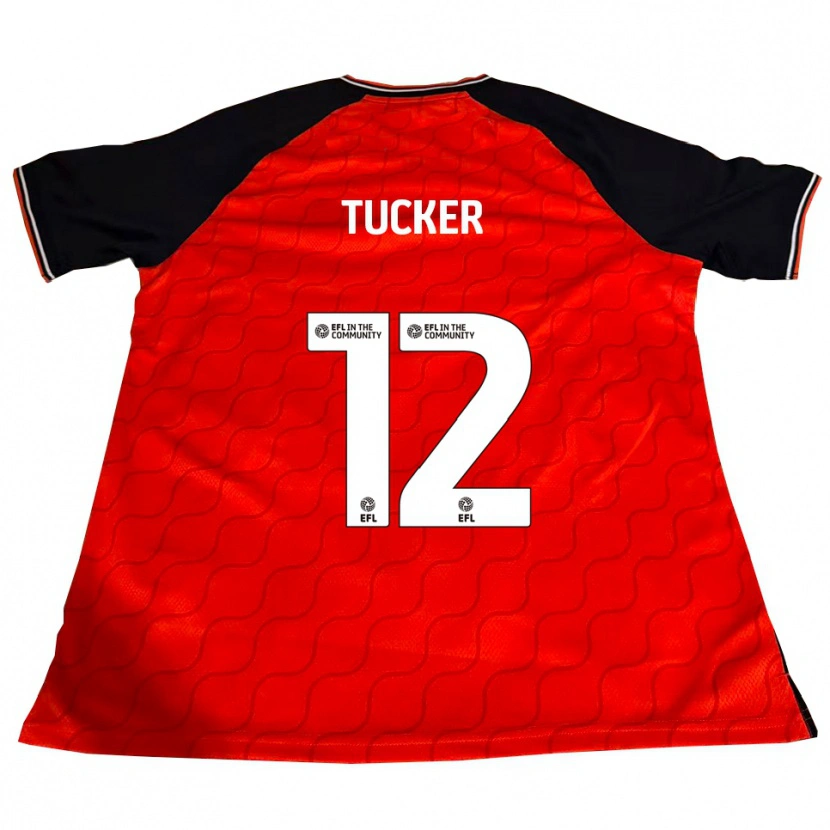 Danxen Donna Maglia Nancy Tucker #12 Arancione Nero Bianco Kit Gara Home 2025/26 Maglietta