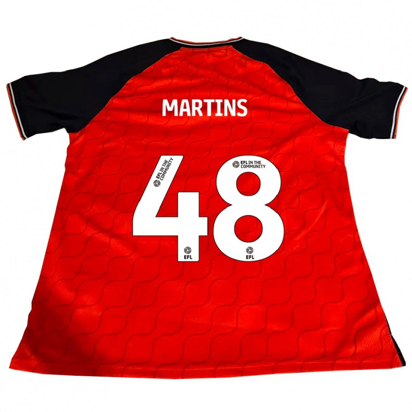 Danxen Donna Maglia Dominic Dos Santos Martins #48 Arancione Nero Bianco Kit Gara Home 2025/26 Maglietta