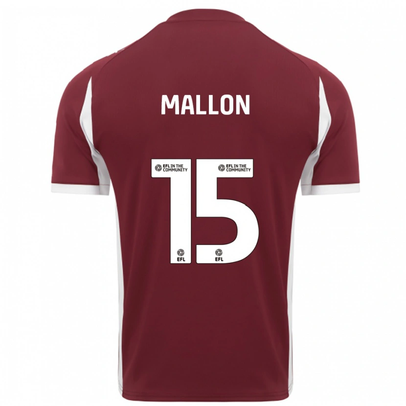 Danxen Donna Maglia Paris Mallon #15 Bordeaux Bianco Kit Gara Home 2025/26 Maglietta