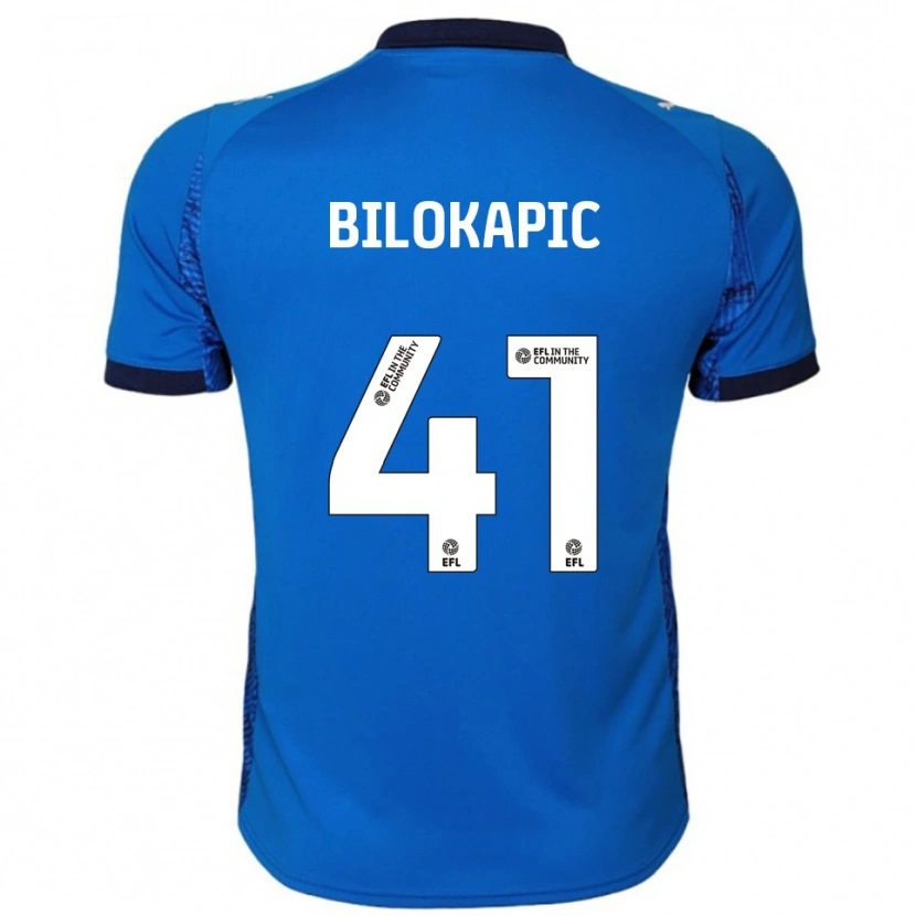 Danxen Donna Maglia Nicholas Bilokapic #41 Blu Bianco Kit Gara Home 2025/26 Maglietta