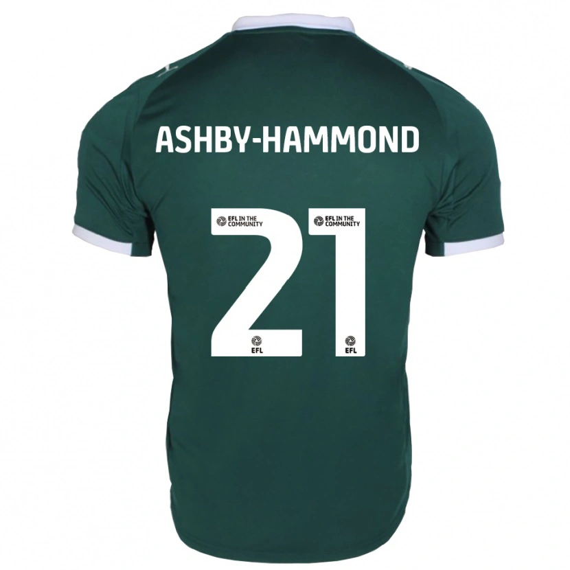 Danxen Donna Maglia Luca Ashby-Hammond #21 Verde Bianco Kit Gara Home 2025/26 Maglietta