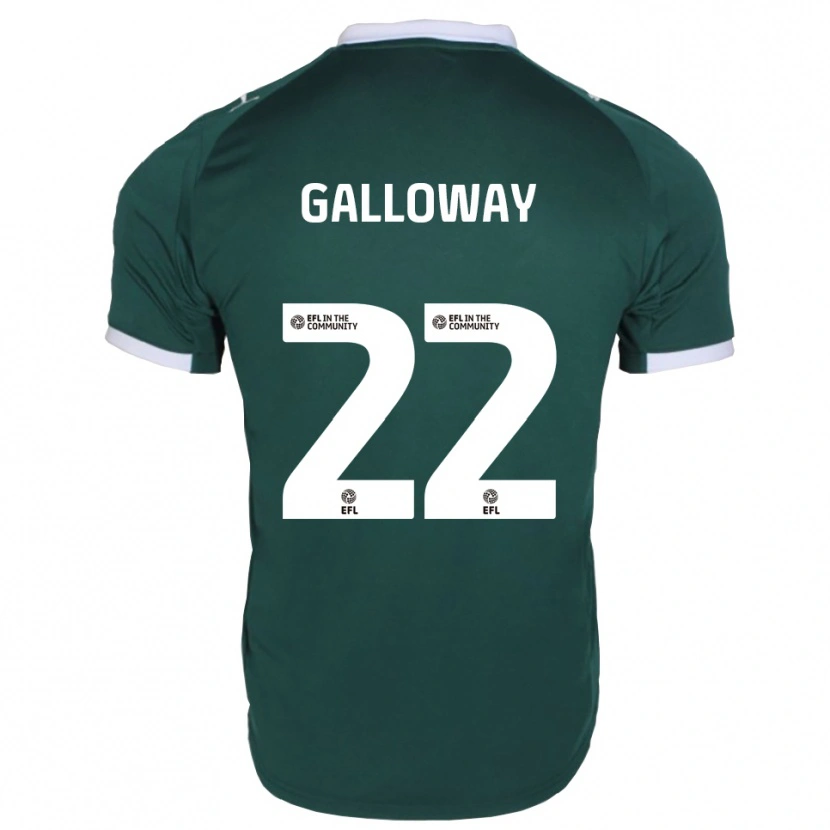Danxen Donna Maglia Brendan Galloway #22 Verde Bianco Kit Gara Home 2025/26 Maglietta