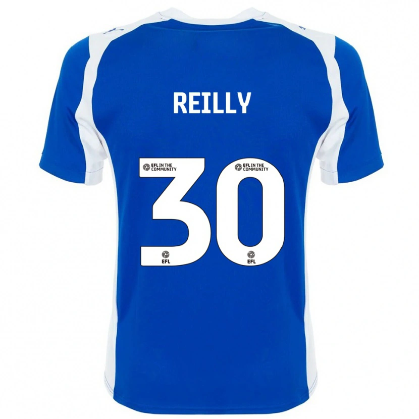 Danxen Donna Maglia Jack Reilly #30 Blu Bianco Kit Gara Home 2025/26 Maglietta