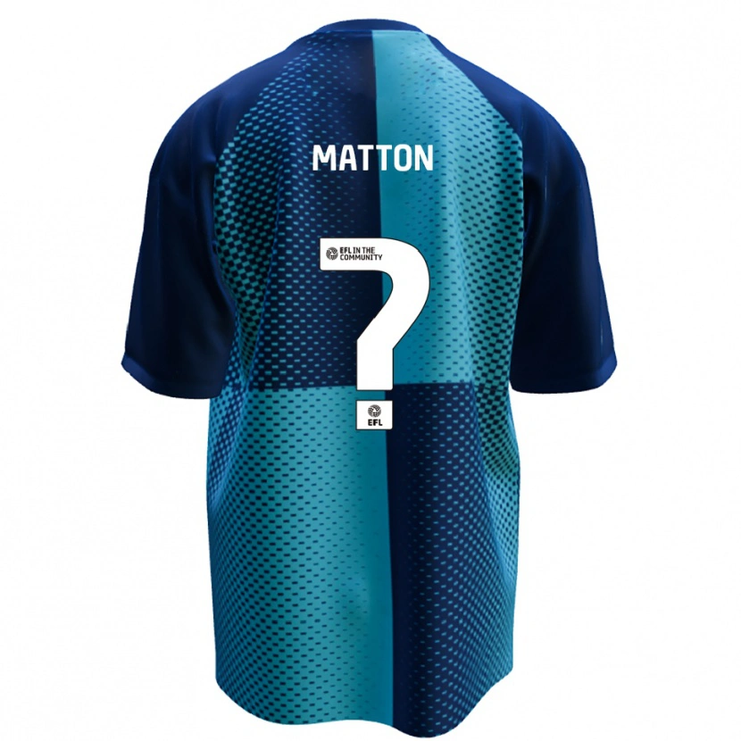 Danxen Donna Maglia Jack Matton #0 Blu Azzurro Kit Gara Home 2025/26 Maglietta