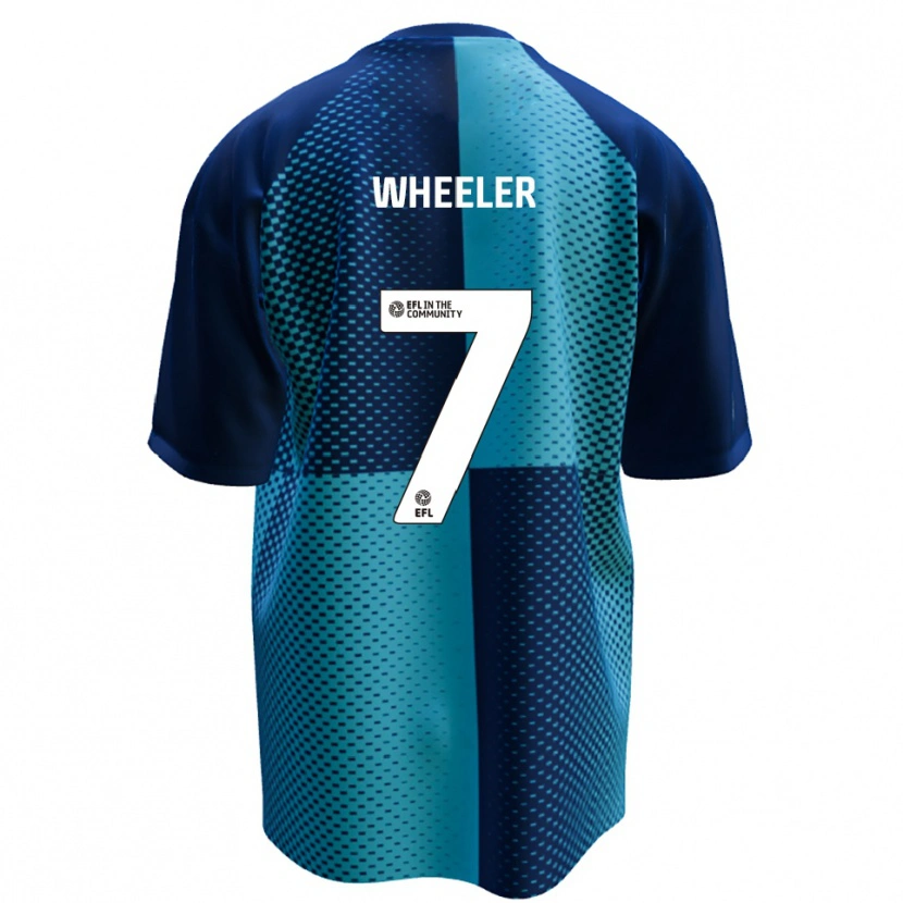 Danxen Donna Maglia David Wheeler #7 Blu Azzurro Kit Gara Home 2025/26 Maglietta