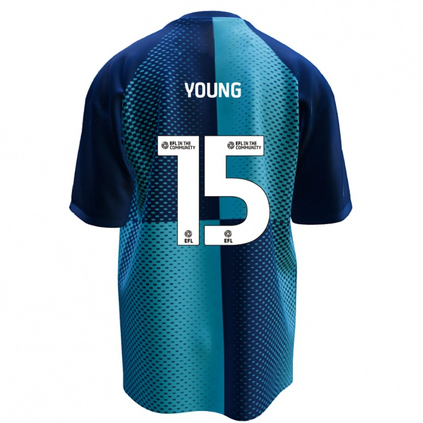Danxen Donna Maglia Jack Young #15 Blu Azzurro Kit Gara Home 2025/26 Maglietta