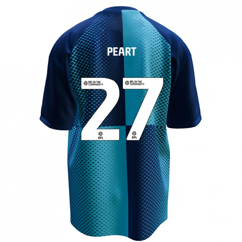 Danxen Donna Maglia Brody Peart #27 Blu Azzurro Kit Gara Home 2025/26 Maglietta