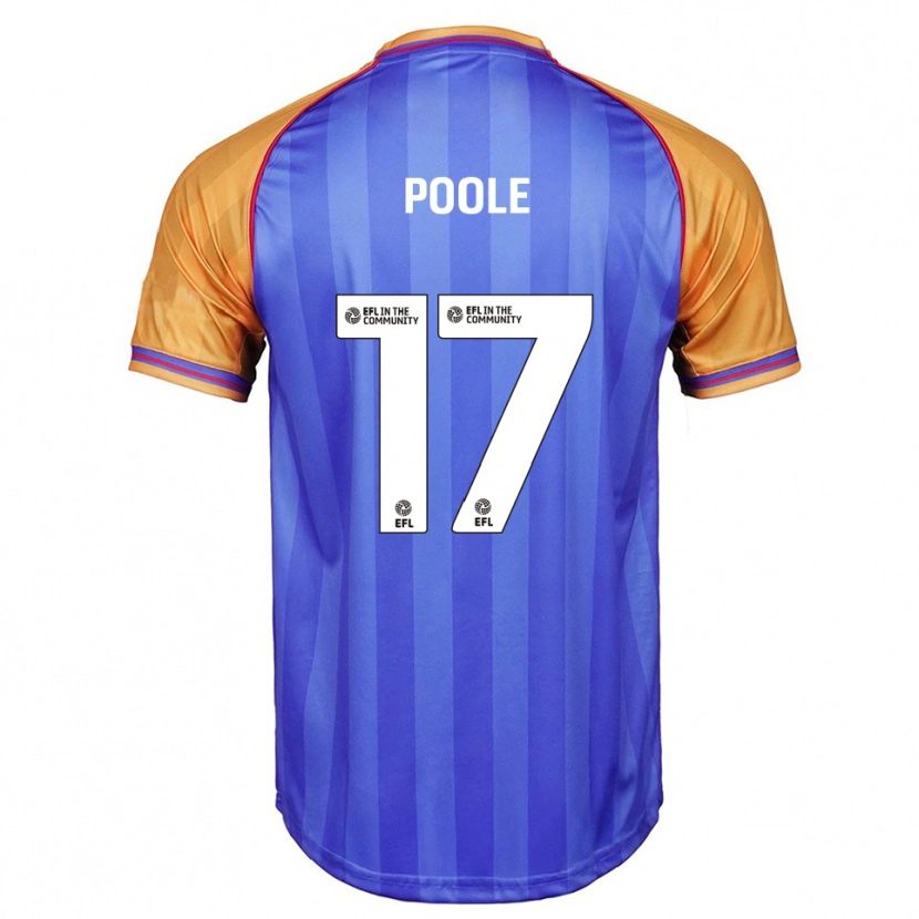 Danxen Donna Maglia Mia Poole #17 Blu Arancione Kit Gara Home 2025/26 Maglietta