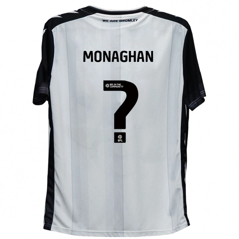 Danxen Donna Maglia Daisy Monaghan #0 Bianco Nero Kit Gara Home 2025/26 Maglietta
