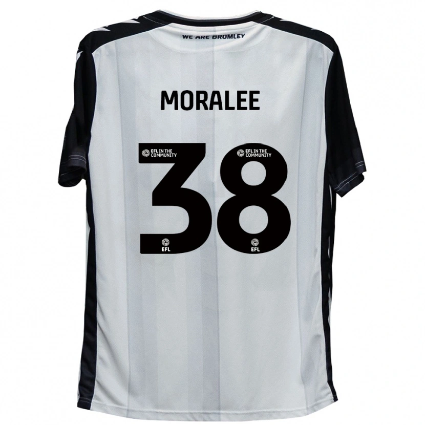 Danxen Donna Maglia Frankie Moralee #38 Bianco Nero Kit Gara Home 2025/26 Maglietta