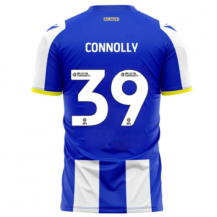 Danxen Donna Maglia Kien Connolly #39 Blu Bianco Kit Gara Home 2025/26 Maglietta