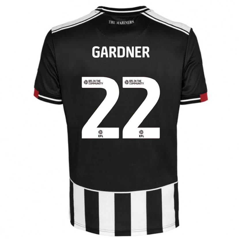 Danxen Donna Maglia Cameron Gardner #22 Nero Bianco Rosso Kit Gara Home 2025/26 Maglietta