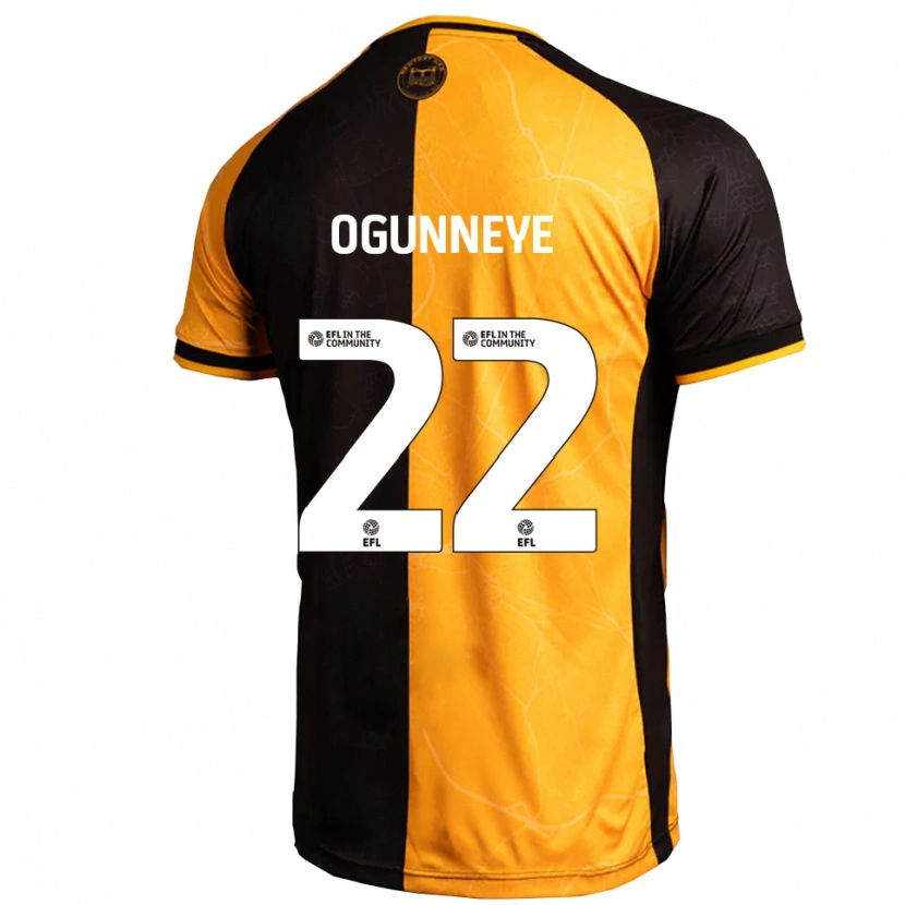 Danxen Donna Maglia Habeeb Ogunneye #22 Giallo Nero Kit Gara Home 2025/26 Maglietta