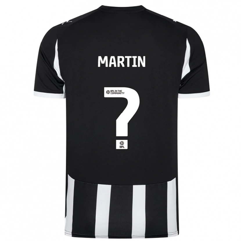 Danxen Donna Maglia Ellis Martin #0 Nero Bianco Kit Gara Home 2025/26 Maglietta