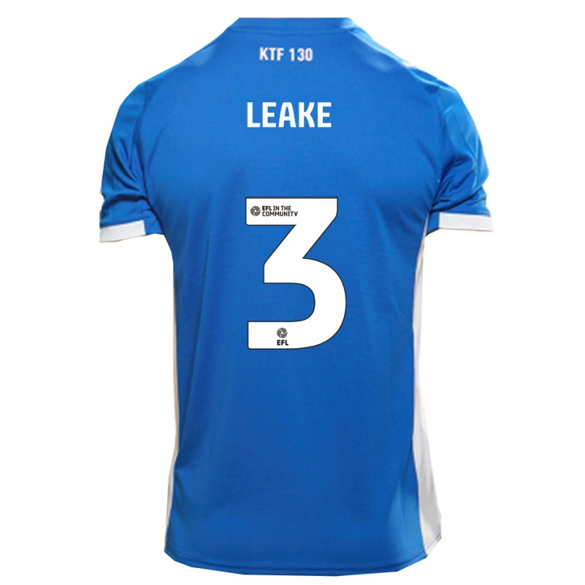 Danxen Donna Maglia Jake Leake #3 Blu Bianco Kit Gara Home 2025/26 Maglietta
