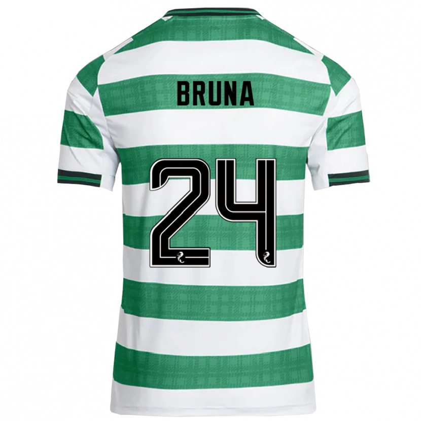 Danxen Donna Maglia Bruna Lourenço #24 Verde Bianco Kit Gara Home 2025/26 Maglietta