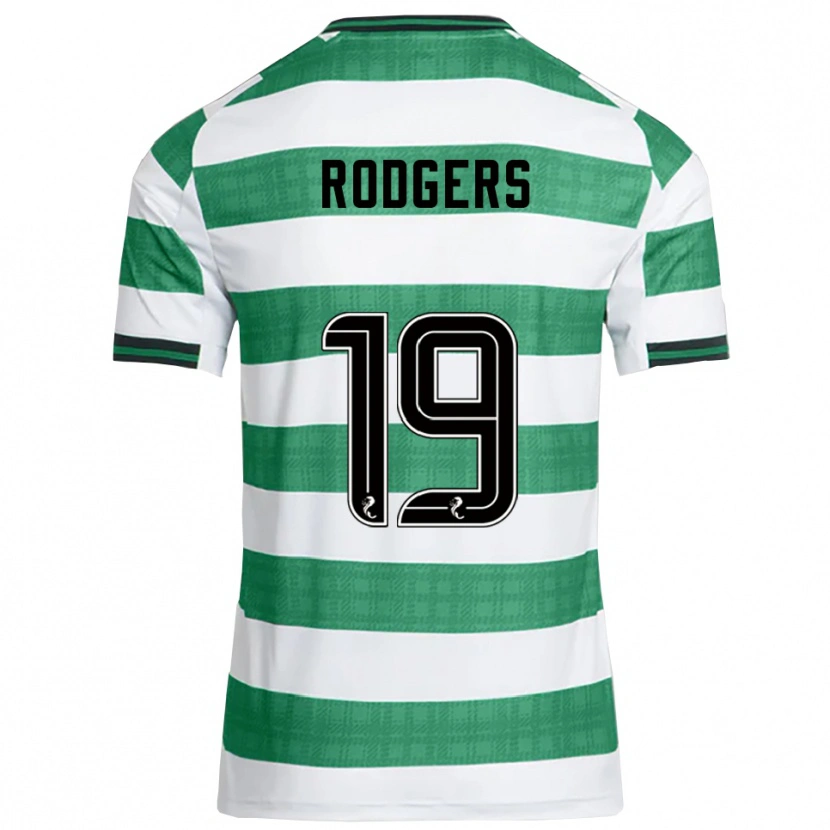 Danxen Donna Maglia Lisa Rodgers #19 Verde Bianco Kit Gara Home 2025/26 Maglietta