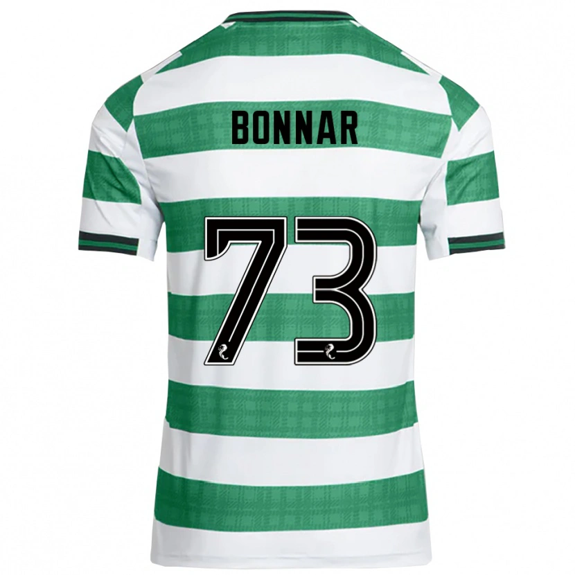 Danxen Donna Maglia Jude Bonnar #73 Verde Bianco Kit Gara Home 2025/26 Maglietta