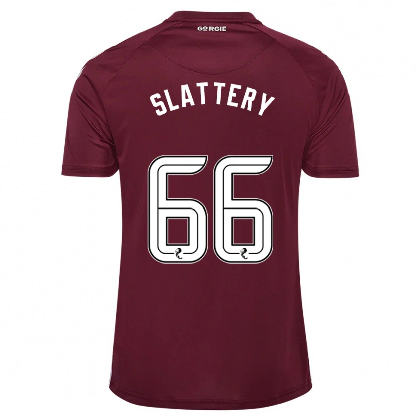 Danxen Donna Maglia Jenna Slattery #66 Bordeaux Bianco Kit Gara Home 2025/26 Maglietta
