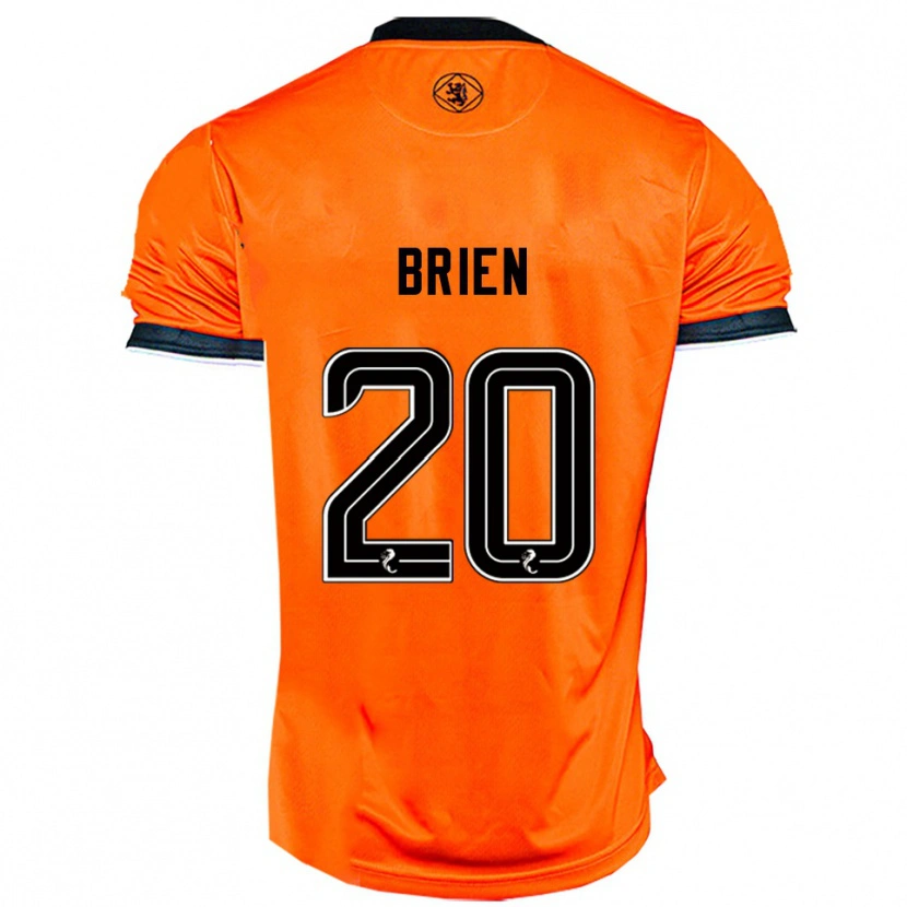 Danxen Donna Maglia Freya Brien #20 Arancione Nero Kit Gara Home 2025/26 Maglietta