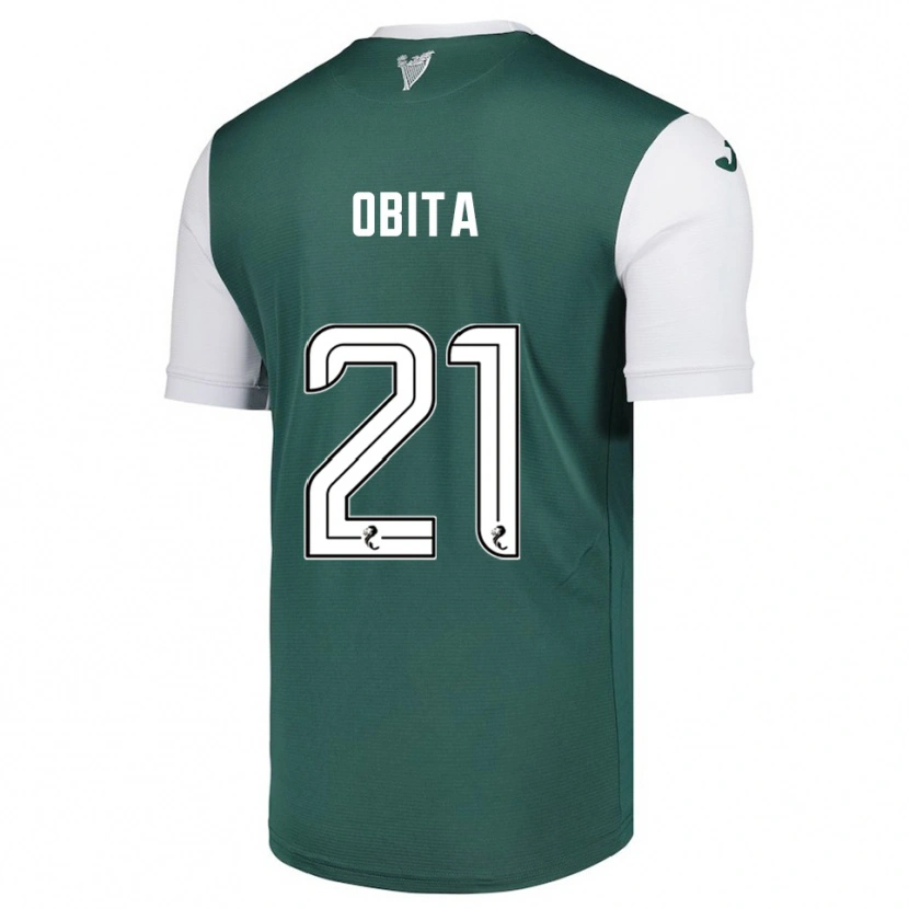 Danxen Donna Maglia Jordan Obita #21 Verde Bianco Kit Gara Home 2025/26 Maglietta