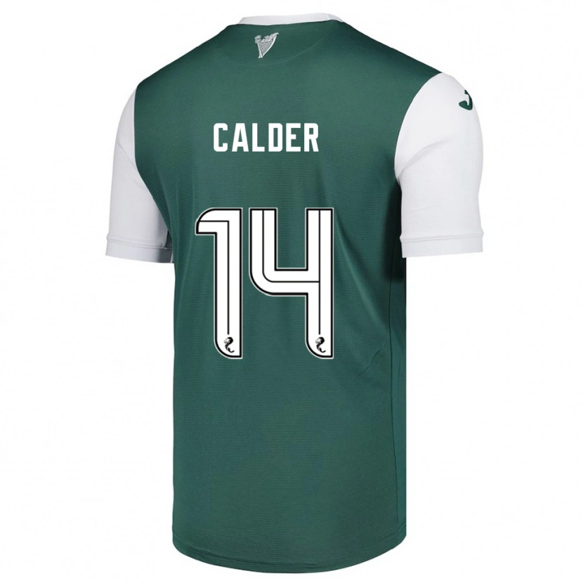 Danxen Donna Maglia Owen Calder #14 Verde Bianco Kit Gara Home 2025/26 Maglietta