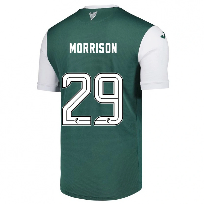 Danxen Donna Maglia Kirsty Morrison #29 Verde Bianco Kit Gara Home 2025/26 Maglietta