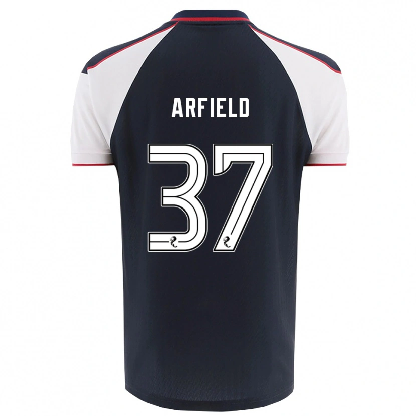 Danxen Donna Maglia Scott Arfield #37 Blu Navy Bianco Kit Gara Home 2025/26 Maglietta